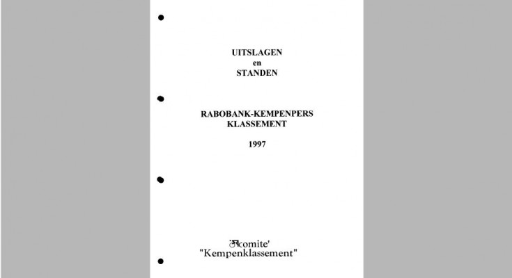 Kaft Jaarboek 1997