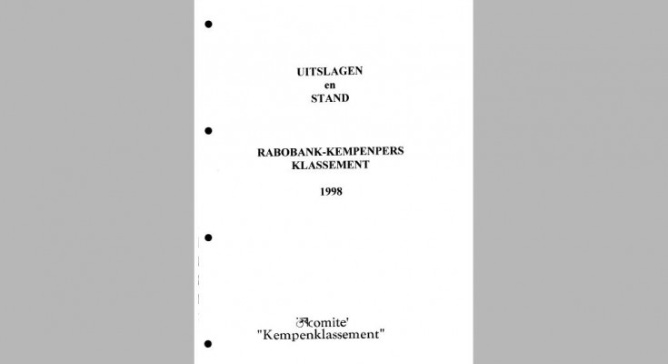 Kaft Jaarboek 1998