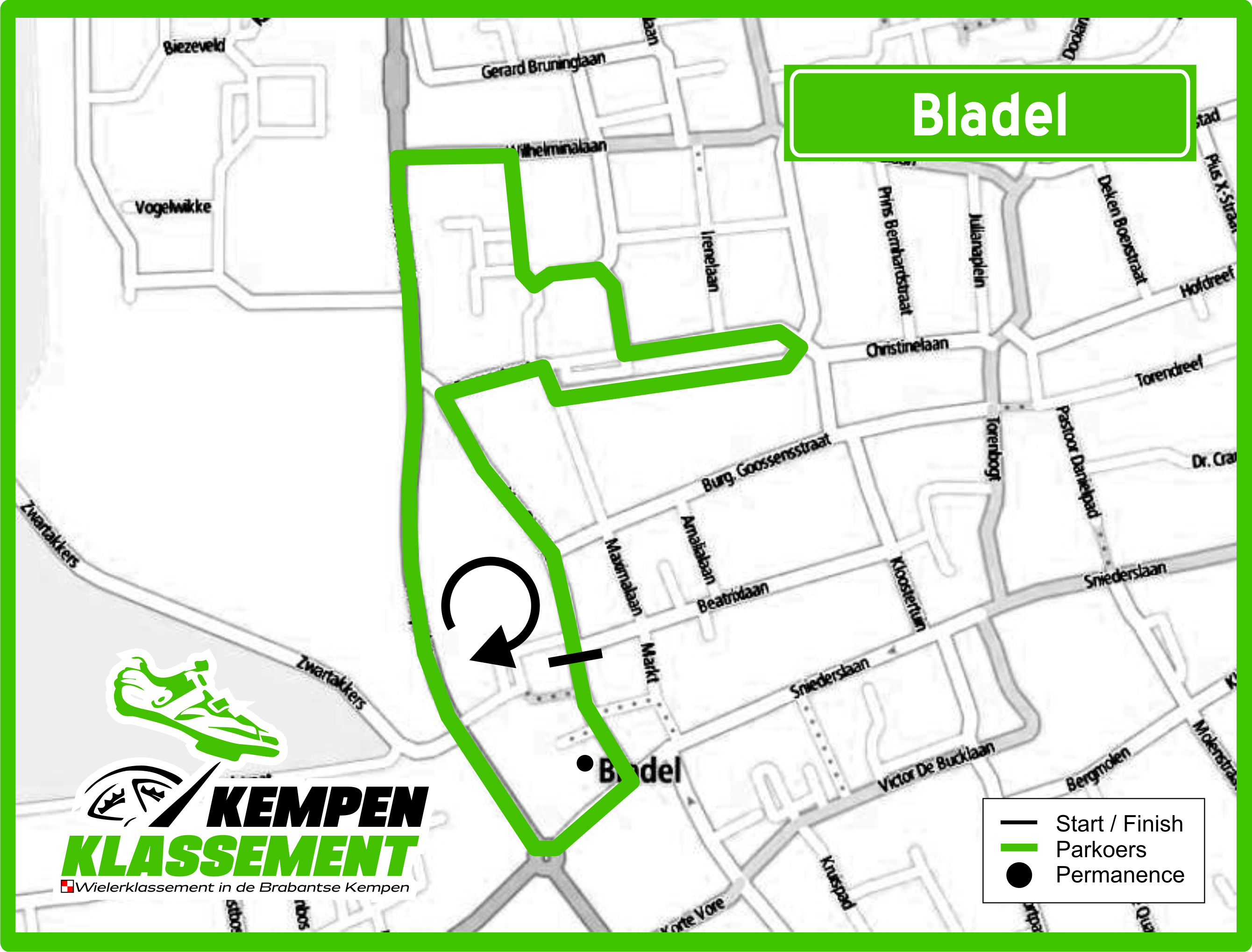 Bladel Kaart Bladel