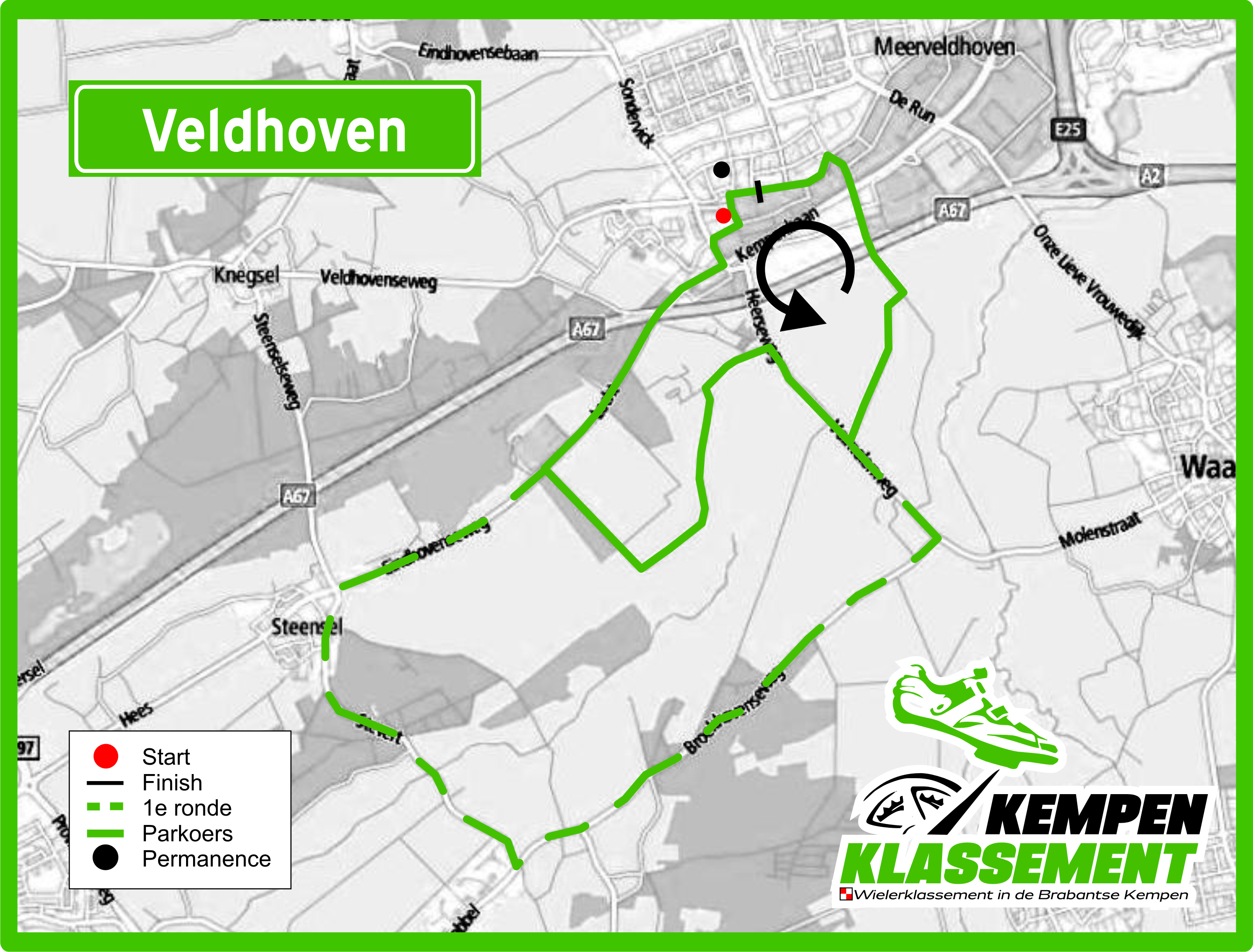 Omloop der Kempen Kaart Omloop der Kempen